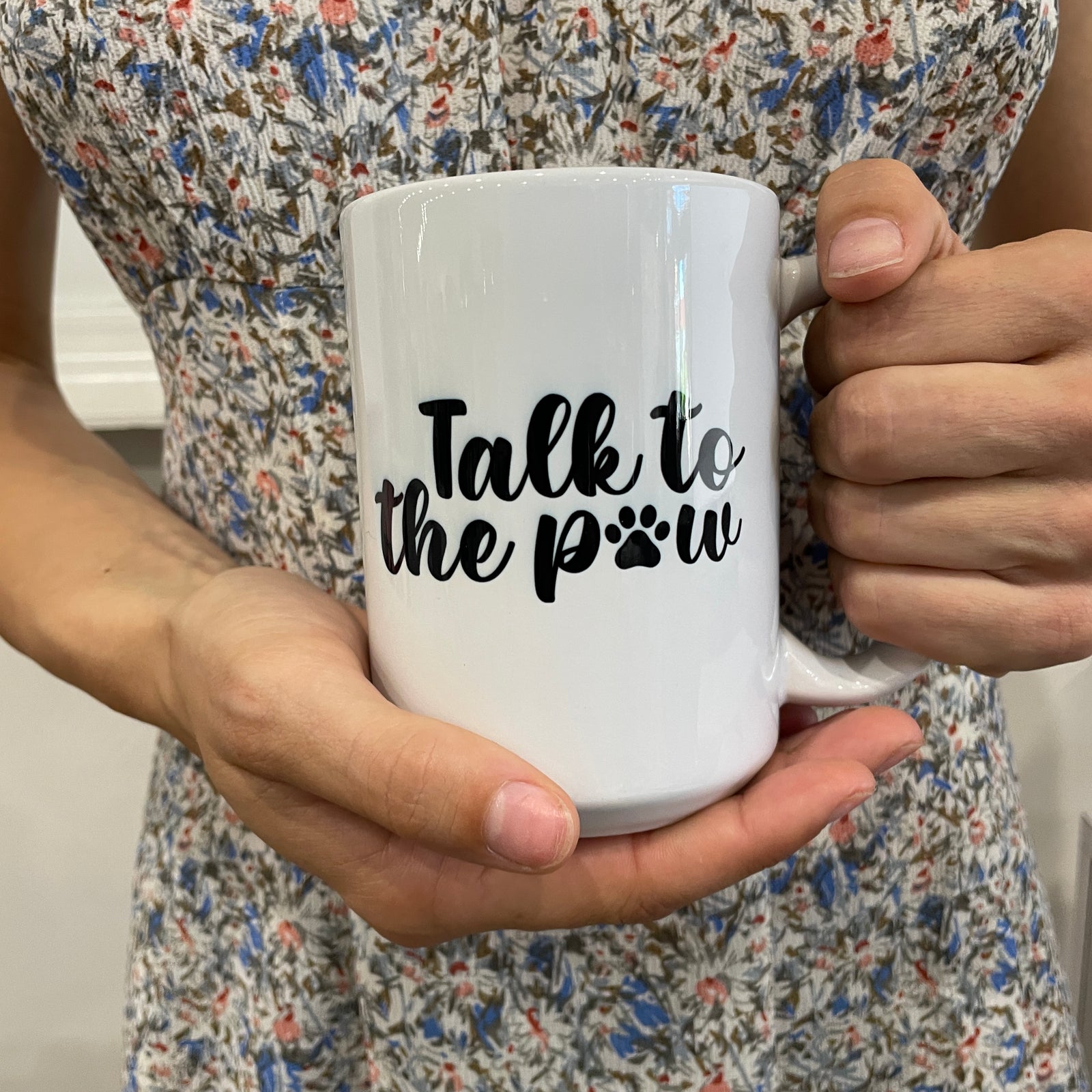 Talk to the paw mug