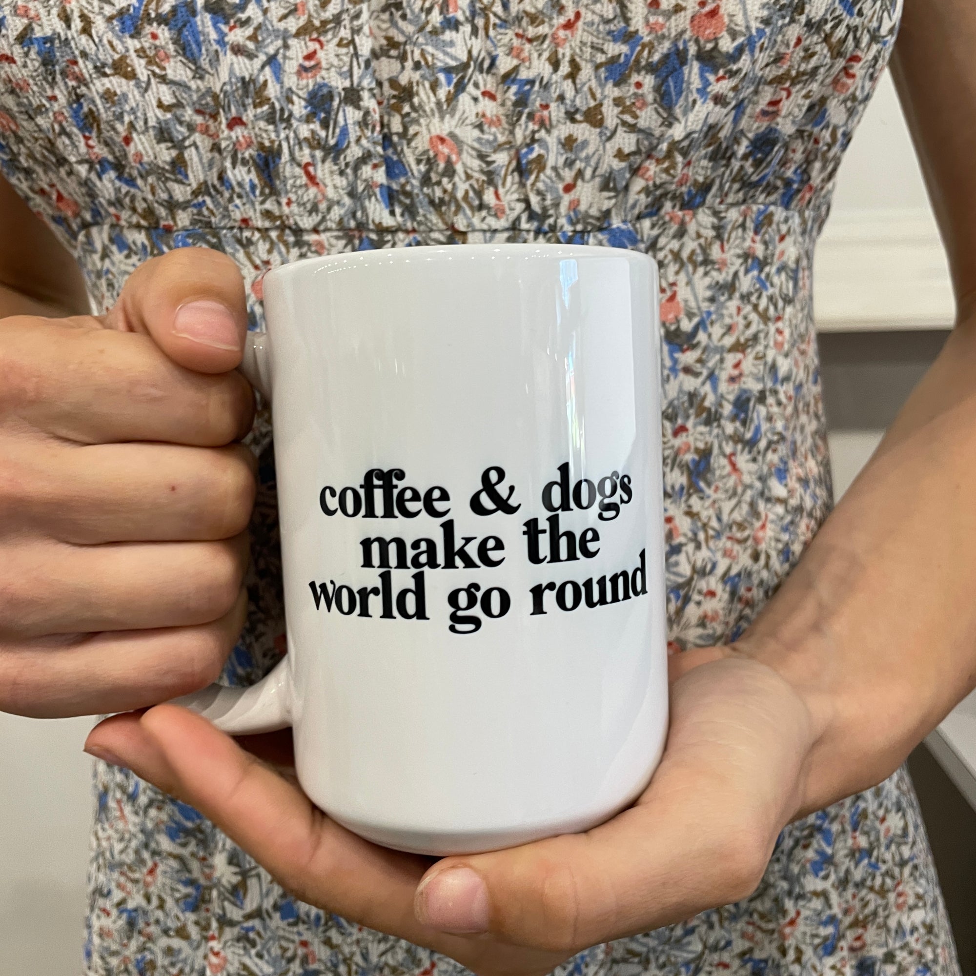 Coffee and dogs make the world go round mug