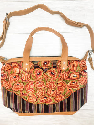 Huipil Floral Convertible Bag