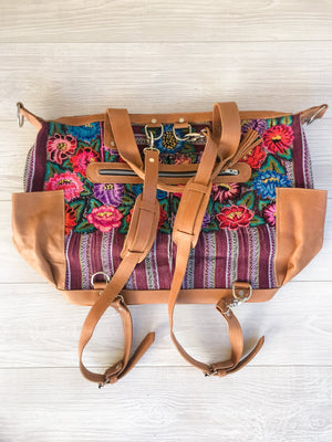 Huipil Floral Convertible Backpack
