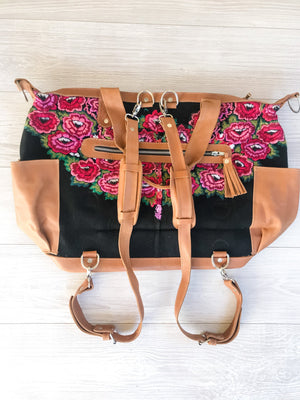 Huipil Floral Convertible Backpack
