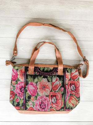 Floral Huipil Convertible Bag
