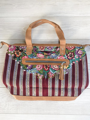 Medium Sized Colorful Huipil Messenger Bag from Guatemala – The Hip  Collective