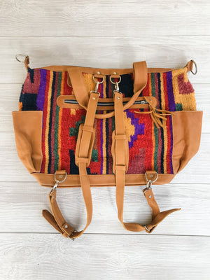 Kisa Guatemalan Convertible Wool Bag - 10203