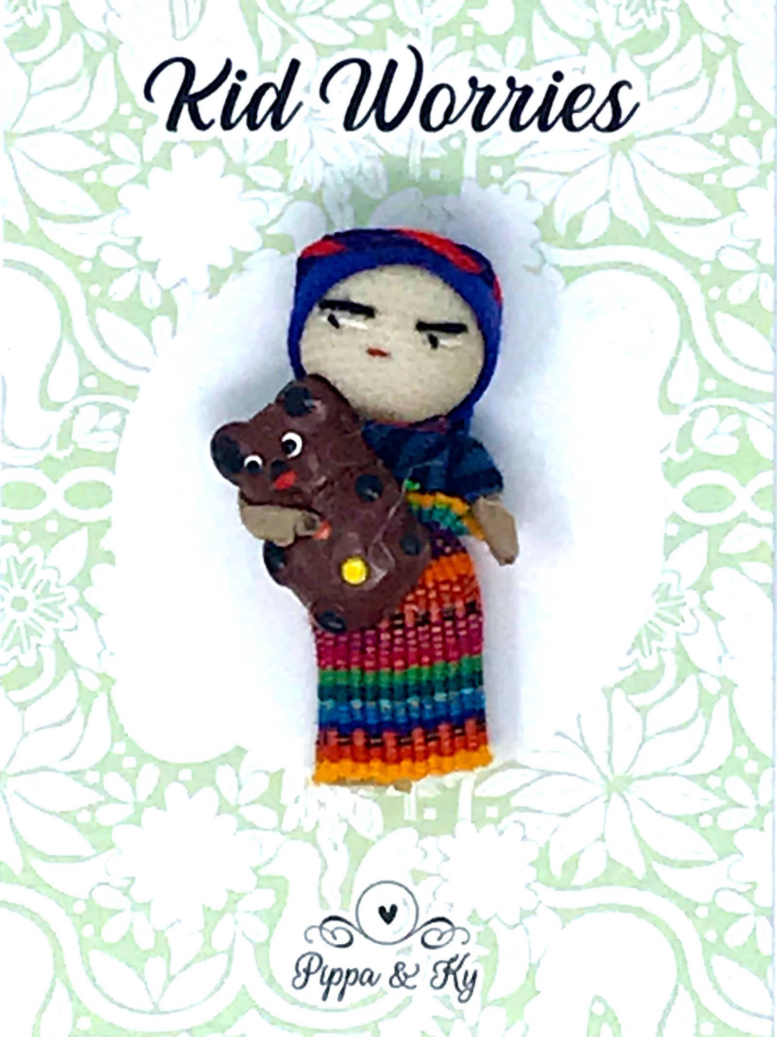 Guatemalan "Kid Worries" Worry Doll