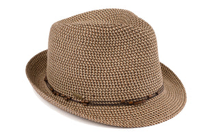 C.C. Multi Colored Fedora - Sand